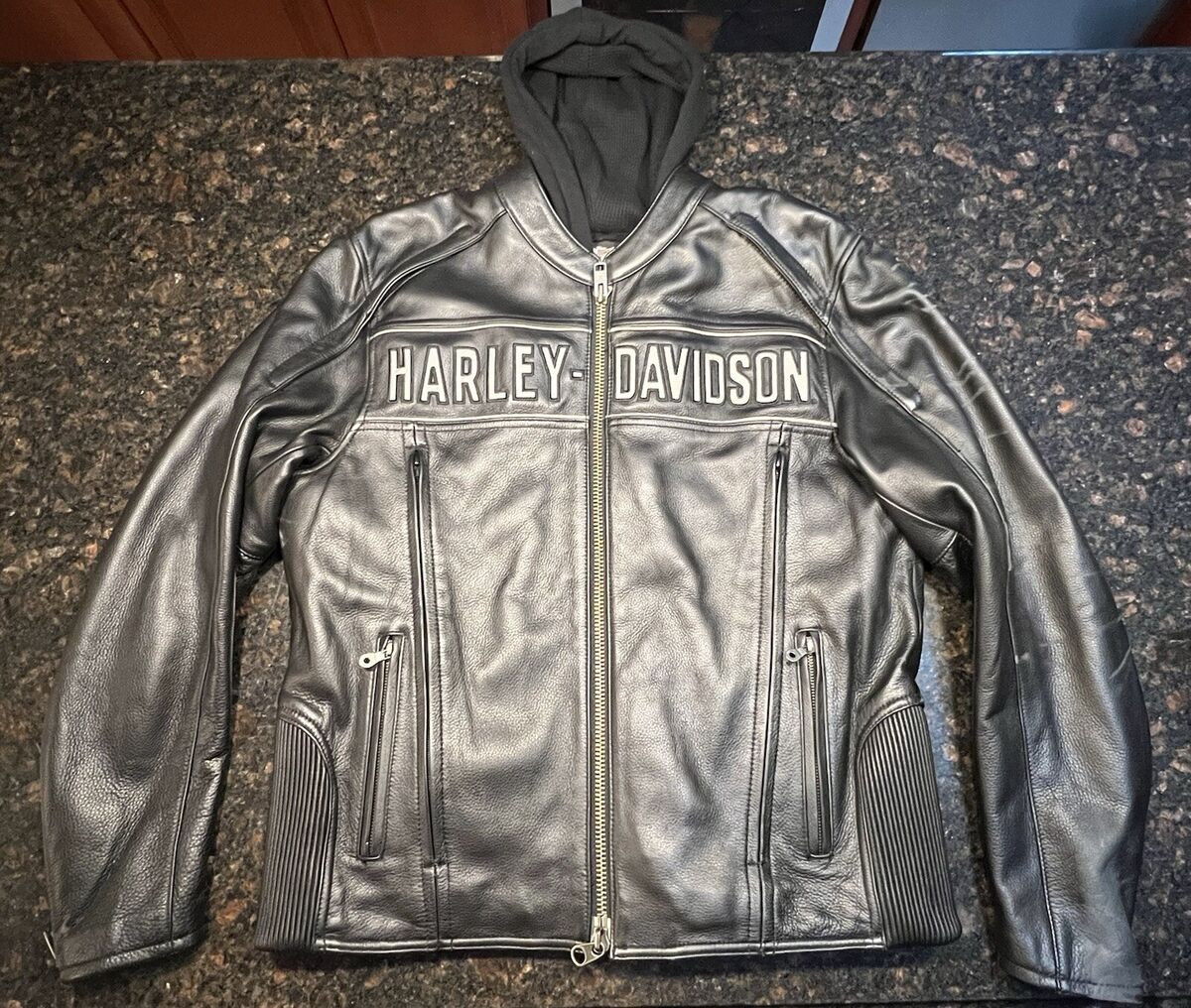 Harley Davidson Road Warrior 3 In 1 Reflective Leather Harley Davidson Road Warrior 3 In 1 Reflective Leather