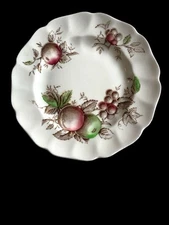 1940's JOHNSON BROS "HARVEST TIME" PATTERN 6.25" BREAD & BUTTER 1 PLATE HTF Size