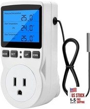 Digital Thermostat Controller - Plug-in Temperature reptile thermostat