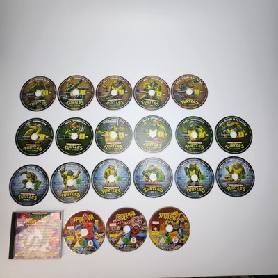 Teenage Mutant Ninja Turtles DVD Konvolut Staffel 3 4 5 Spider-Man CD
