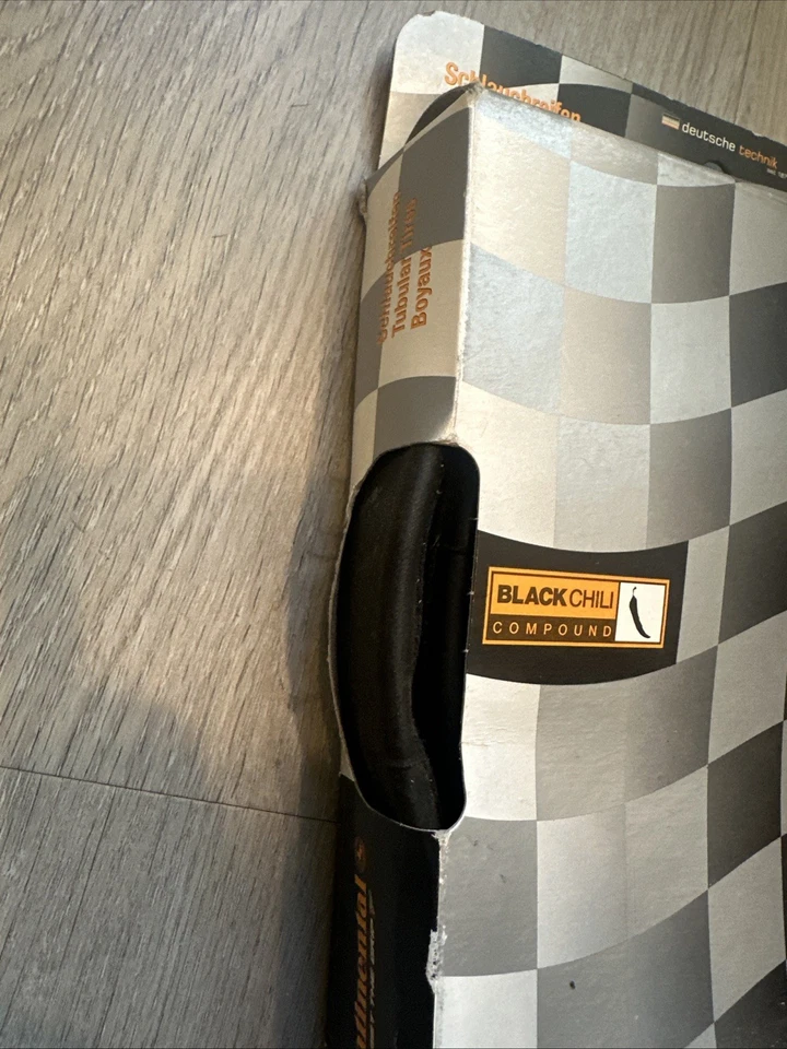 NEW CONTINENTAL SPRINTER BLACK CHILI Tubular Tire Black Chili 28" 700x22MM TRACK - Image 3 of 3