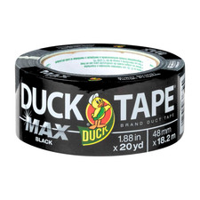 Duck Brand Max Strength Duct Tape: 1.88 in. x 60 ft. Black 