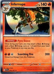 Infernape 033/167 Twilight Masquerade Holo Rare
