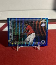 2025 Topps Chrome Pro Debut Emiliano Teodo Blue /150 Texas Rangers 