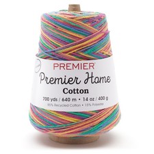 Premier Yarns 1032-01 Home Cotton Yarn - Multi Cone-Rainbow