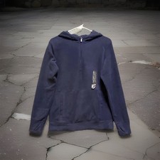 All in Motion Boys Sweatshirt XL 16 Blue Micro Fleece 1/4 Zip Pocket Hoodie