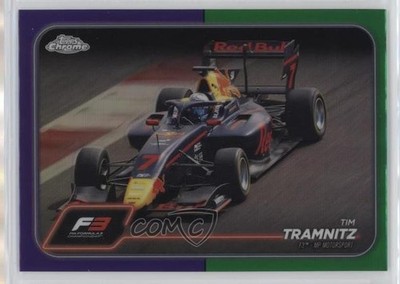 2024 Topps Chrome Formula 1 F3 Cars Purple & Green Refractor Tim Tramnitz 0b7