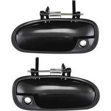 Exterior Door Handle For 96-2000 Honda Civic Set Of 2 Front Primed Plastic