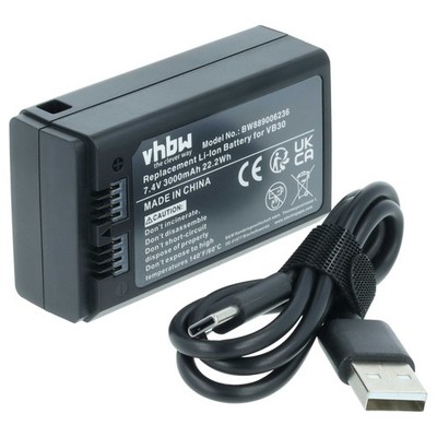 Blitzgerät Akku für Godox V1 Ring 72 V1 Pro AD100 Pro MF-R76 V100 3000mAh 7,4V