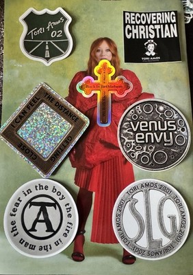 tori amos inspired stickers - lot of seven