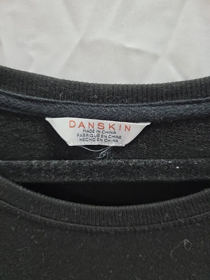 Blusa Suéter Danskin Ligera Suave XL Negra Foto 3 de 4