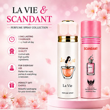Women s Perfume Body Spray 2 Pack Long Lasting Fragrance Set Floral Sweet