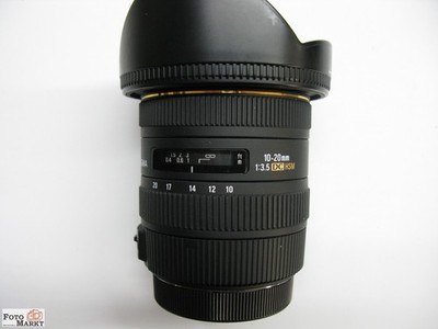 Weitwinkel Zoom Objektiv Sigma AF 3,5/ 10-20 EX DC HSM Canon EF lens wide angle