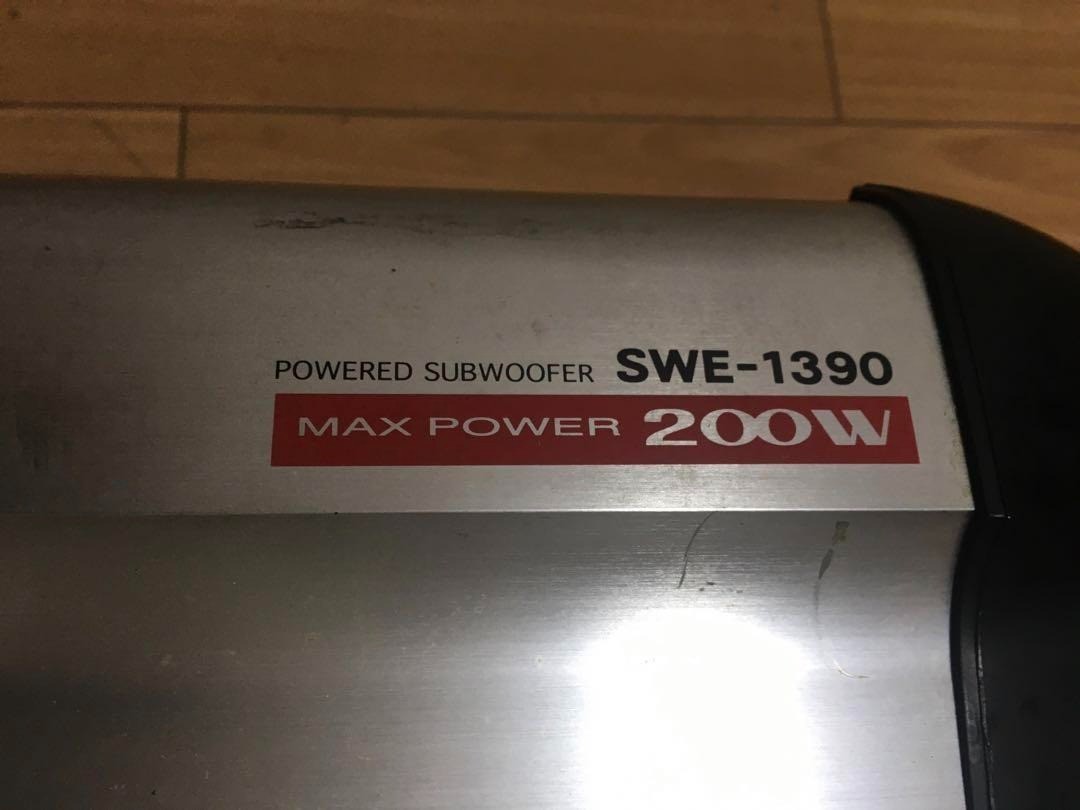 ALPINE SWE-1390 200W Air Trans Drive Working From Japan for