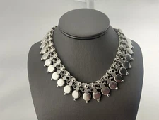 Antique 925 S.sVintage Skillfully RA Crafted Asian Origin Egyptian Revival 16.5”