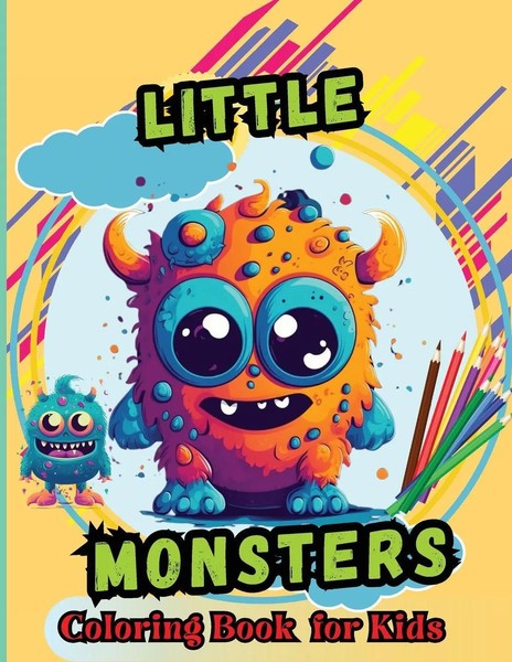 Peter | Little Monsters Coloring Book For Kids | Taschenbuch | Englisch (2024)-image