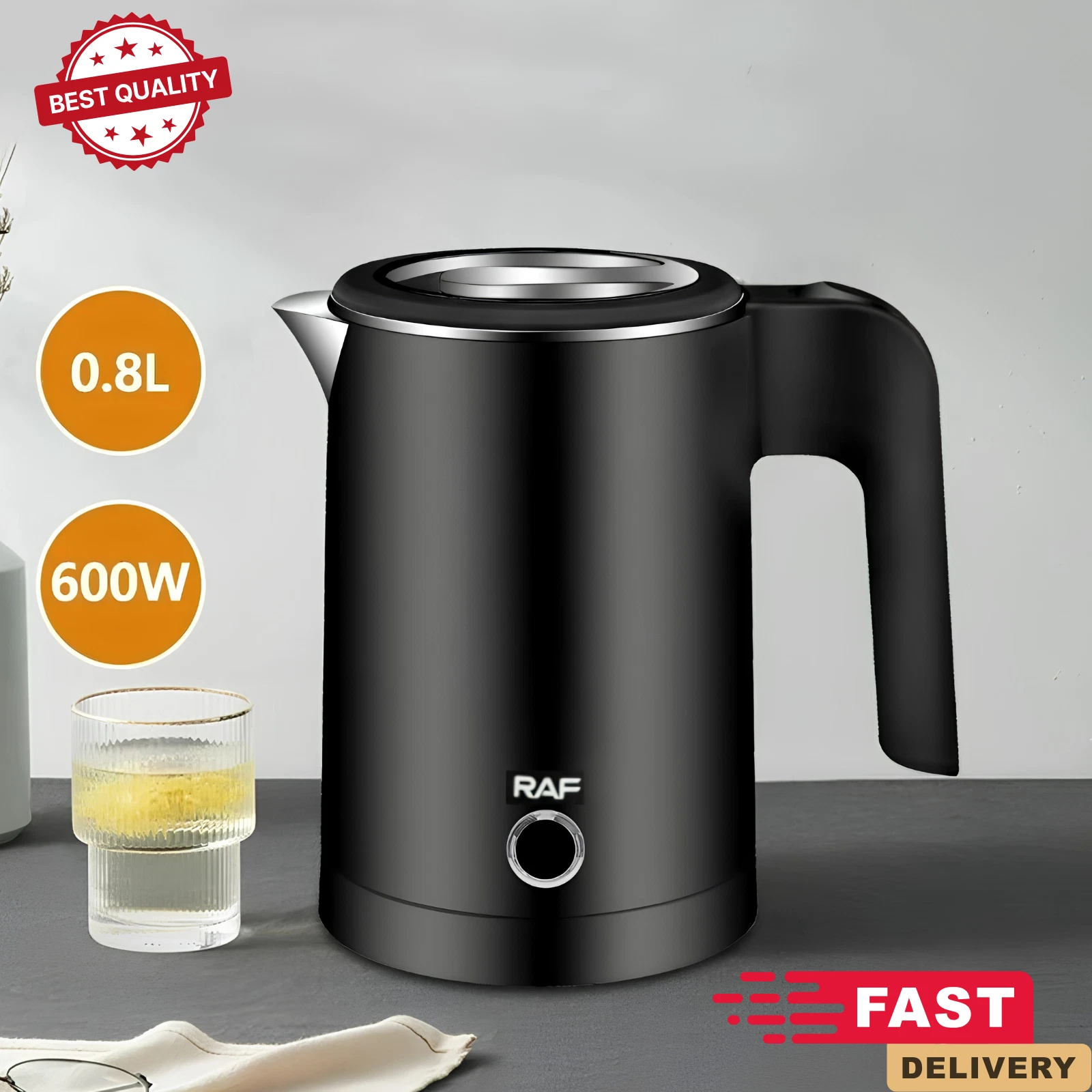 800ML Portable Electric Kettle Water Boiler Pot for Tea Stainless Steel
Opens in a new window or tab