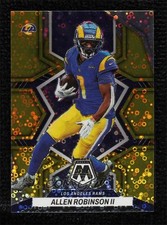 2022 Panini Mosaic No Huddle Gold Mosaic Prizm 2/10 Allen Robinson II #111 1u6