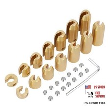 2 Pack Brass Motorcycle Wheel Weights Refill Kit - 6 Sizes - 1
