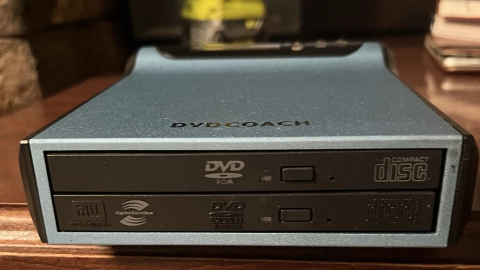 Duplicador de DVD/CD portátil EZ Dupe 1 copia EZD 880 (azul) Foto 4 de 4