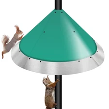 24 Inch Extra Large Squirrel Baffle for Bird Feeder Pole, Squirrel Proof Bird...