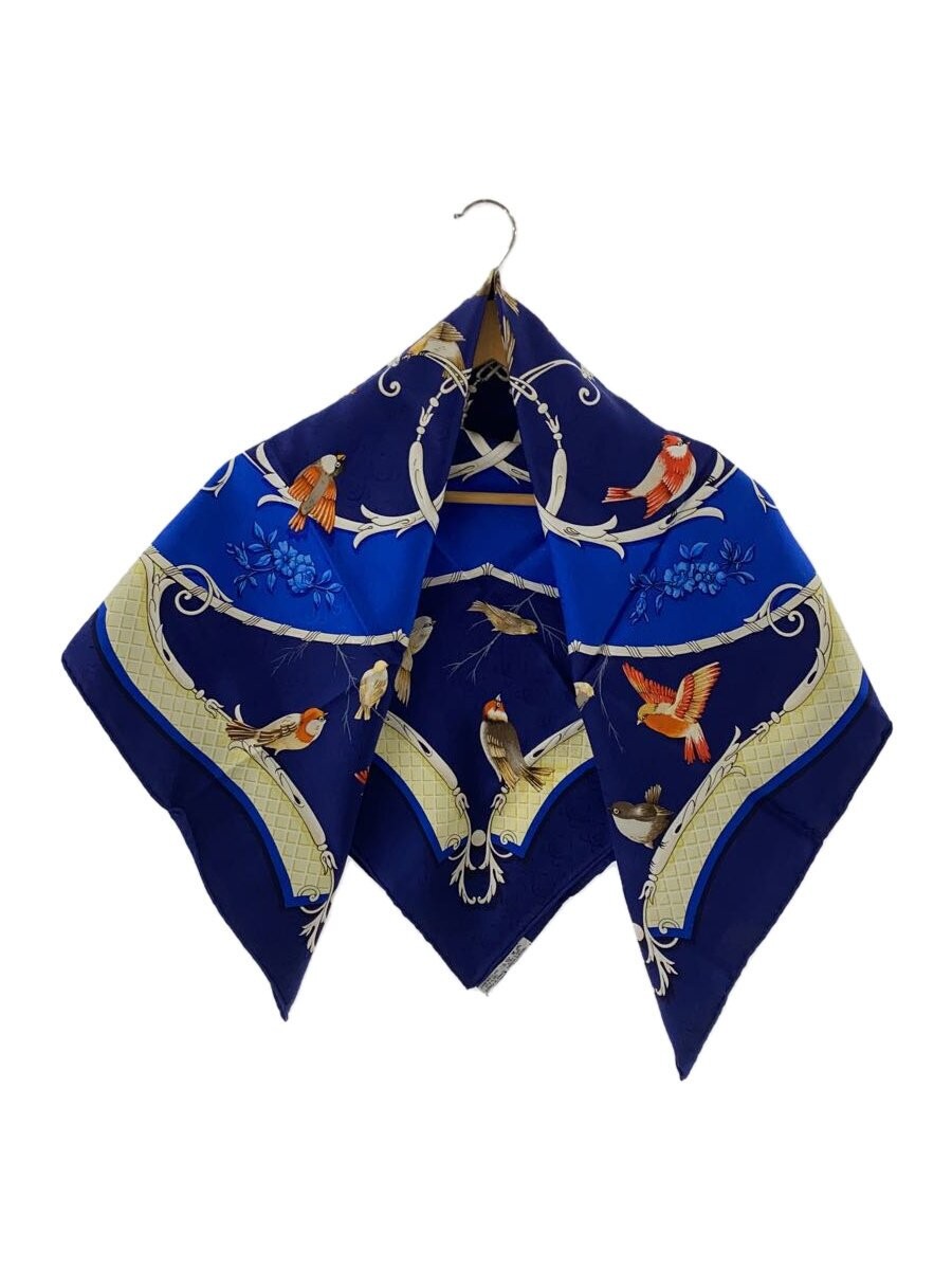 RARE HERMES Carr 90 LA CLE des CHAMPS Key to Freedom Silk Scarf