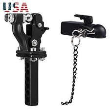 New Hitch Trailer Hook Receiver Kit For SCX10 Traxxas TRX4 1/10 RC Crawler Car c