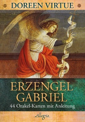 Erzengel Gabriel | 44 Orakel-Karten mit Anleitung | Doreen Virtue | Buch | 80 S.