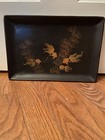 Vintage MCM Vietnamese Lacquerware Tray With Fish Design — photo 2
