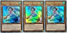 3 x BLVO-DE017 Windhexe - Frostglocke - Ultra Rare 1. Auflage LP/NM YuGiOh