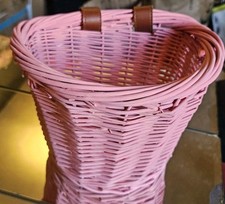 Wicker Bicycle Basket Childrens Bike Front Handlebar Baskets Scooter Front