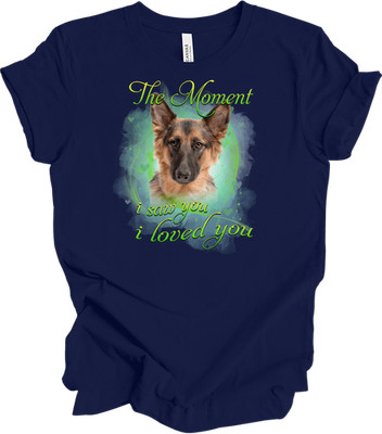 German Shepherd Love Moment Dog Lover T-Shirt Gift