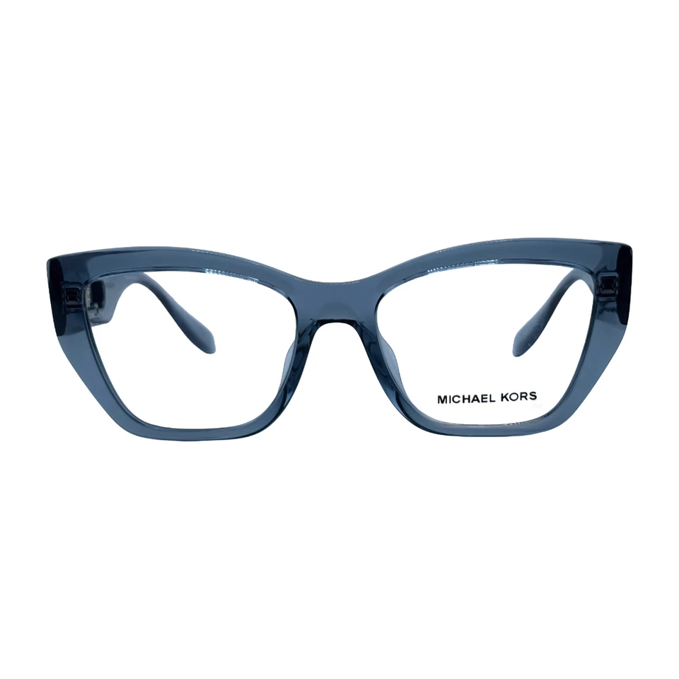 Monturas de gafas transparentes de mezclilla Michael Kors MK4149U PUGLIA 52 mm 17 mm 145 mm Foto 2 de 4