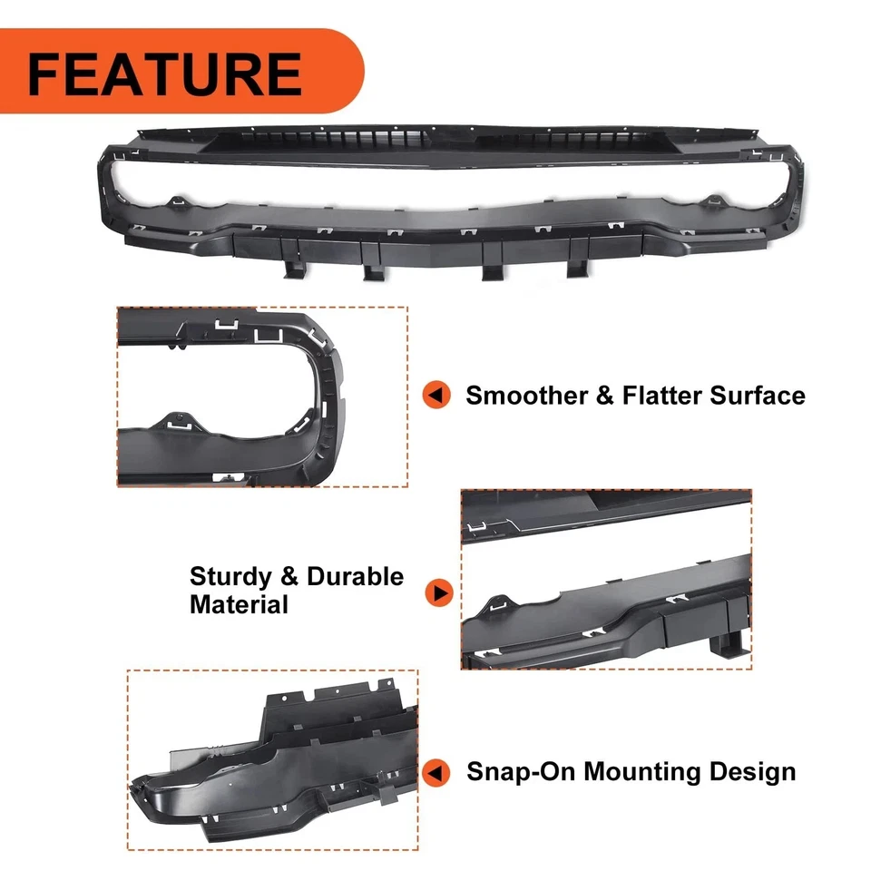 Refuerzo de parrilla delantera compatible con Dodge Challenger 2015-2023... Foto 4 de 4
