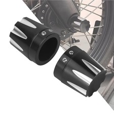 Motorcycle Axle Nut Covers Front Axle Cap Fit for Harley Touring Sportster