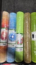 Premium Mesh Ribbon 20 X 30 Miscellaneous Lot Of 6 Rolls Craft New