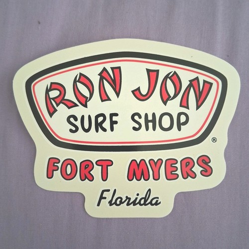 Ron Jon Surf Shop Fort Myers Florida Sticker/Decal Surfer 