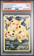 2016 POKEMON XY GENERATIONS RADIANT COLLECTION #RC29 FULL ART/PIKACHU PSA 9 on eBay