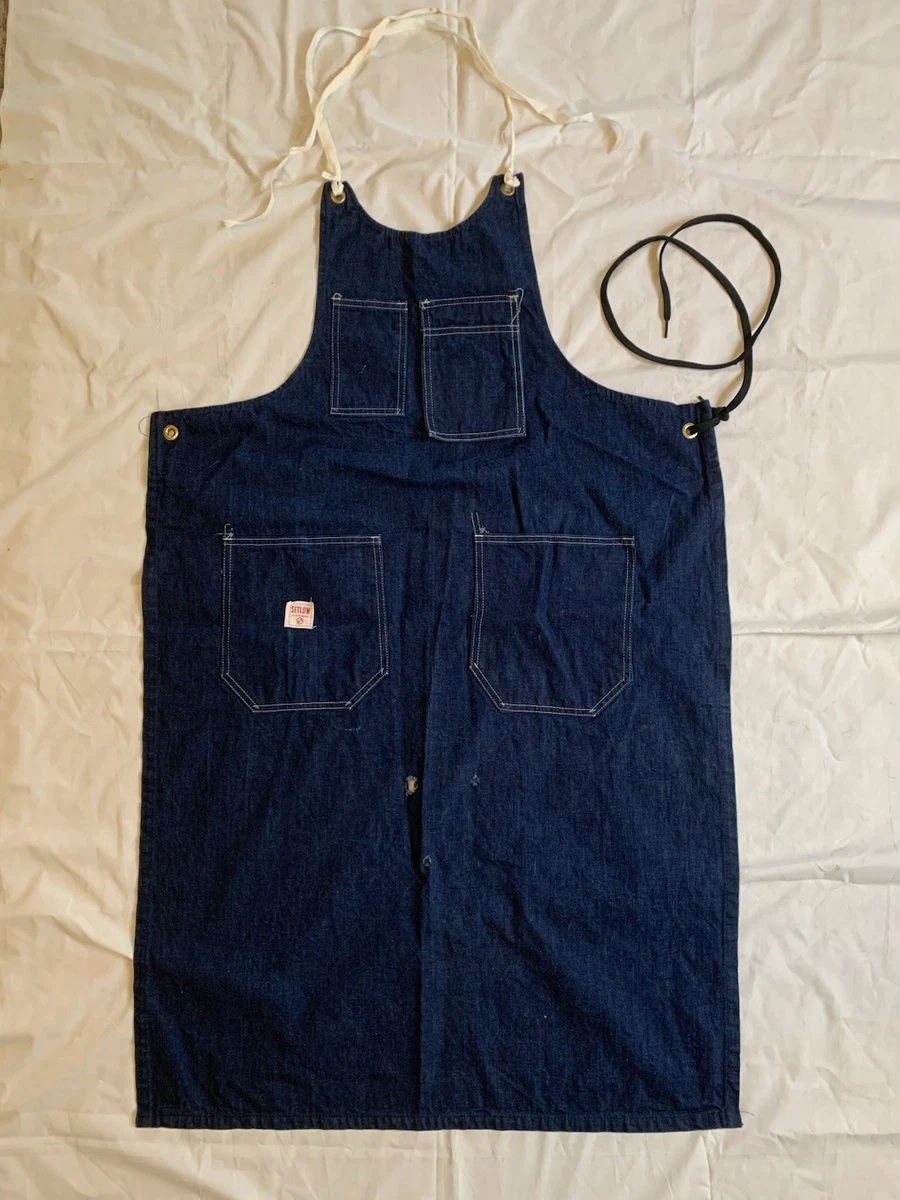 Vintage Denim Work Apron 50s 60s ビンテージ デニム エプロン