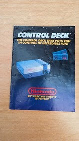 Nintendo Entertainment System NES Control Deck Zapper Manual  Booklet UKV-2 