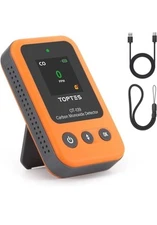 OT-139 Portable Carbon Monoxide Detector, 15-Day Standby, Orange