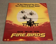 FIRE BIRDS (Laserdisc) Nicholas Cage 1990 Tommy Lee Jones Sean Young GREAT FILM!