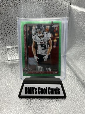 Topps 2025 Chrome Football Drake London 43/99 #12 = G8S-019