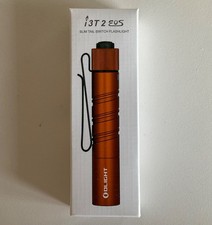 Olight i3T 2 EOS SLIM TAIL SWITCH Flashlight EDC, New & Sealed (Orange)