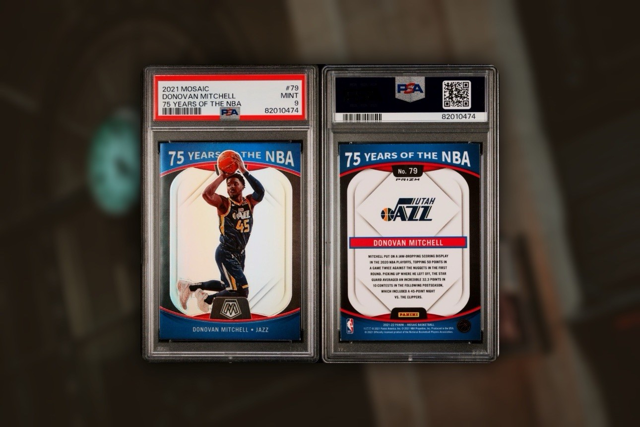 2021-22 Panini Mosaic - 75 Years of the Nba Donovan Mitchell #79