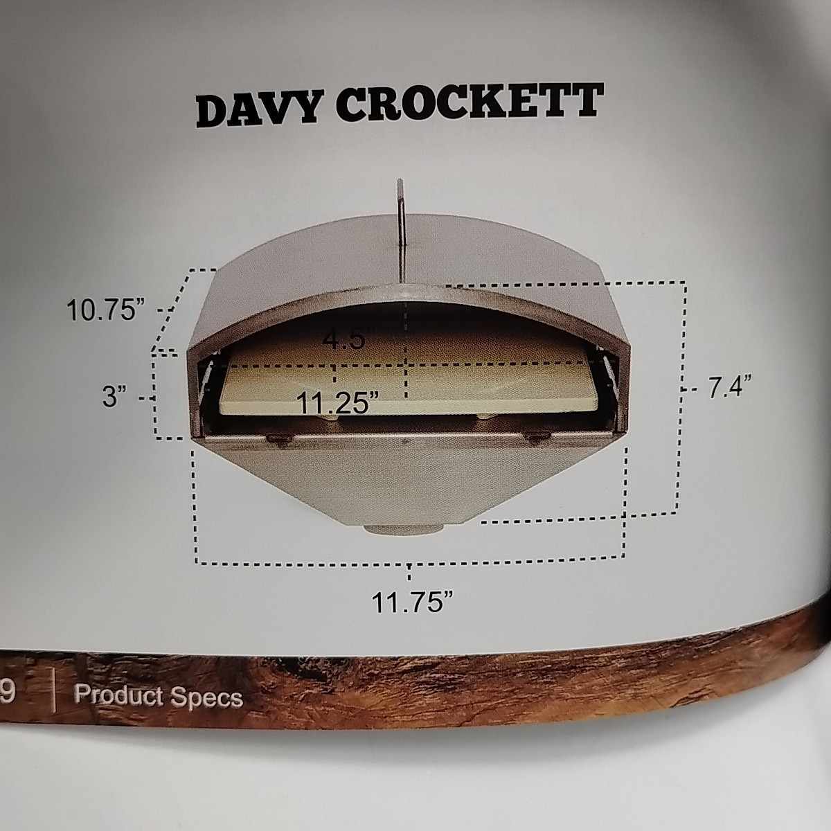 Green Mountain Grills Wood Fired Pizza Oven With Stone Davey Crockett Attachment