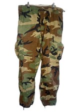 Vintage Military Pants Men  s XL 34x30 Woodland Camo Cargo Combat Trousers 80s