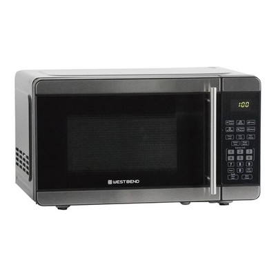 Microwave Oven 700-Watts Countertop Footprint with 6 Pre Cooking Settings, Sp...