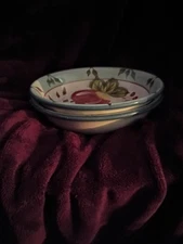 Black Forest Fruit Serving Heritage Mint Vintage 10" Ceramic Serving Bowls