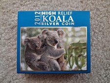 2012 Australia $1 1 oz Silver Coin - High Relief Koala 107.02 per troy oz